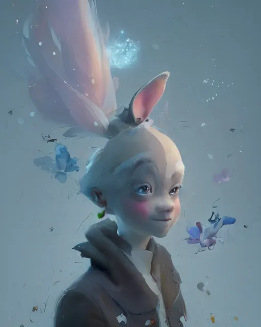 Image similar to a beautiful portrait of an anthropomorphic disney character by cory loftis, fenghua zhong, ryohei hase, ismail inceoglu and ruan jia. volumetric light, artstation