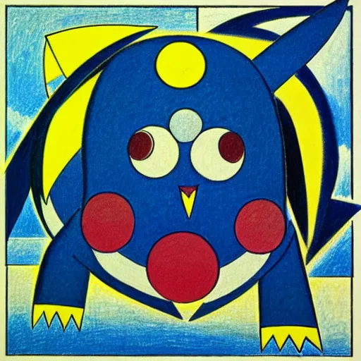 Prompt: pokemon portrait drawn by malevich, album cover art, conceptual mystery pokemon, intricate detailed painting, illustration sharp detail, manga 1 9 9 0