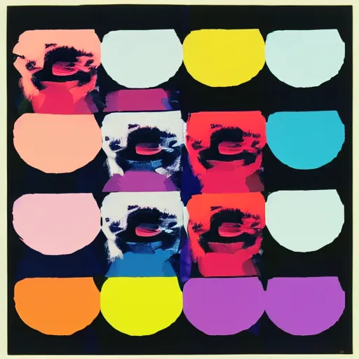 Image similar to frank ocean, by Andy Warhol