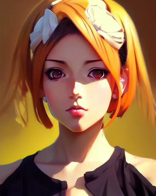 Prompt: portrait Anime as Jolyne Cujoh girl cute-fine-face, pretty face, realistic shaded Perfect face, fine details. Anime. realistic shaded lighting by Ilya Kuvshinov Giuseppe Dangelico Pino and Michael Garmash and Rob Rey