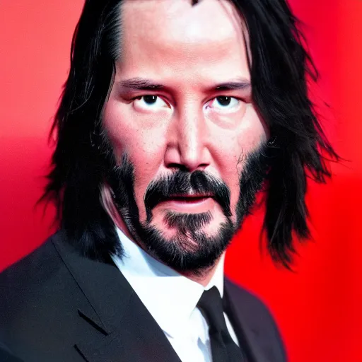 Prompt: keanu reeves being zardoz from the movie cinematic 8 k digital photograph uhd hdr