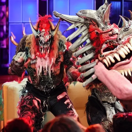 Image similar to still of gwar performing live on the ellen degeneres show