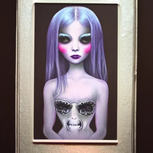 Prompt: ghost girl in the style of mark ryden