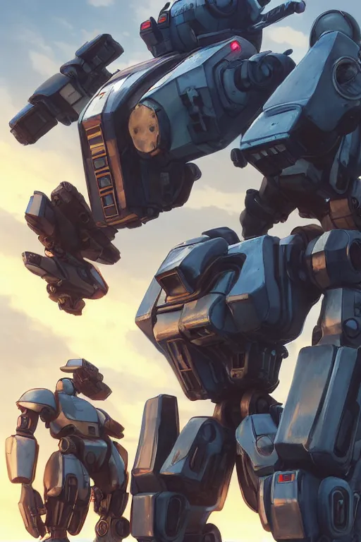 Image similar to mechwarrior 5 : mercenaries mech rockman cyborg robot boss tank engine octane render, 4 k, hd 2 0 2 2 3 d cgi rtx hdr style chrome reflexion glowing global fanart artstation by jesper ejsing, by rhads, makoto shinkai borderlands and by feng zhu rossdraws digital cinematic pixar and disney unreal