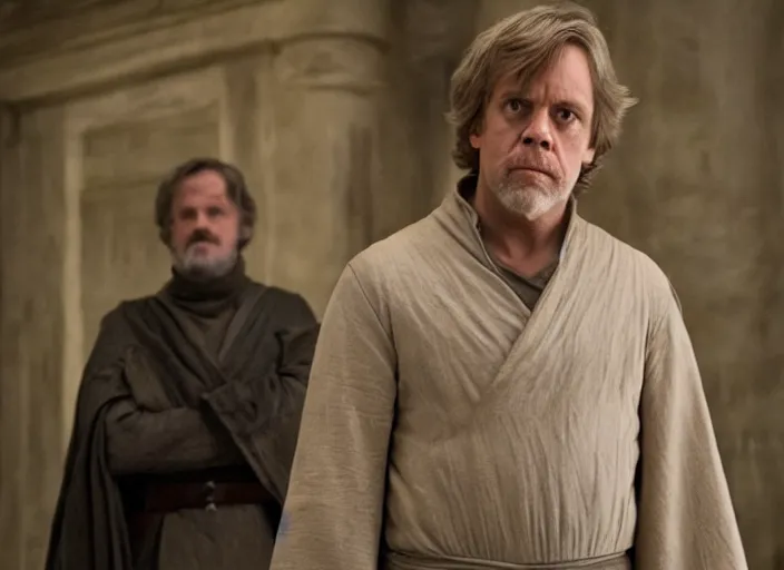 Image similar to luke skywalker in hbo's succession