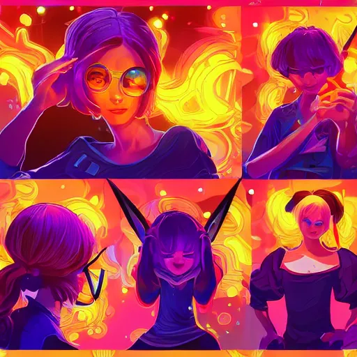 Image similar to skill magic deepdream radiating a glowing aura stuff loot legends stylized digital illustration video game icon artstation lois van baarle, ilya kuvshinov, rossdraws,