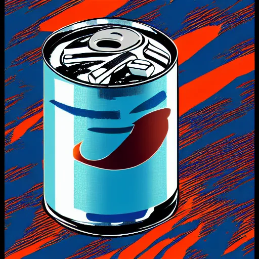 Image similar to 8 k capture scan of soda can in style of half - life, high textured, conceptual, intricate detailed painting, illustration sharp detail, manga 1 9 9 0