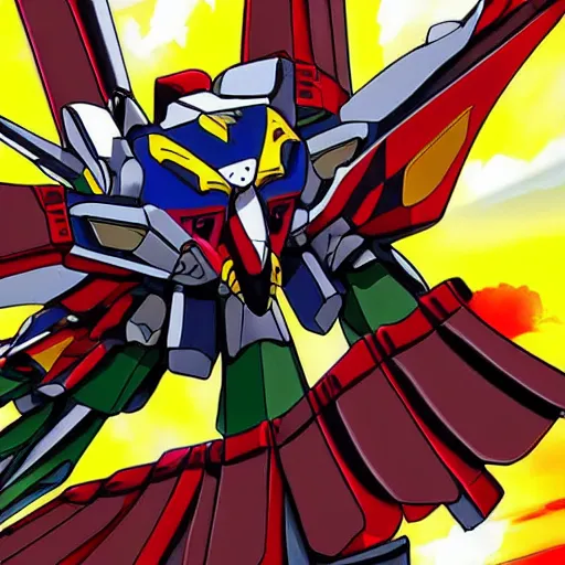 Image similar to dutch windmill gundam gundam in anime