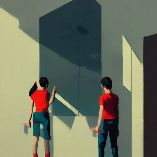 Image similar to sesc pompeia, painting by atey ghailan, masterpiece