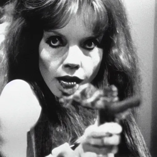 Prompt: linda blair in the exorcist (1973)