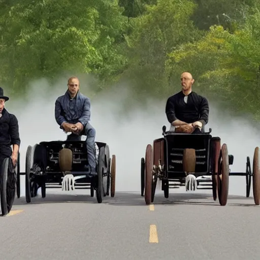 Prompt: fast and furious : amish drift