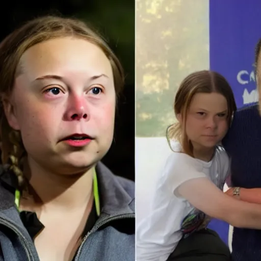 Prompt: mixing of elon musk and greta thunberg