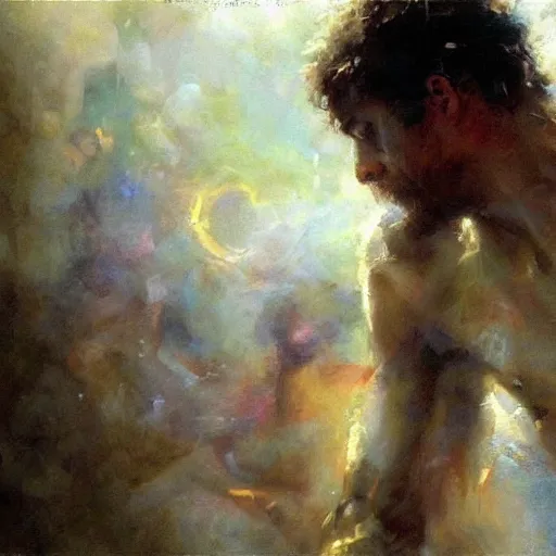 Prompt: close up of meaning of life univers and everything, cinematographic shot, by daniel f. gerhartz