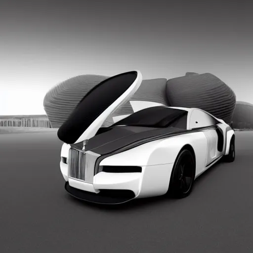 Prompt: khyzyl saleem car :: Rolls-Royce 103EX : medium size: 7, u, x, y, o medium size form panels: motherboard medium size forms : zaha hadid architecture big size forms: brutalist medium size forms: sci-fi futuristic setting: ultra realistic photography, keyshot render, octane render, unreal engine 5 render , high oiled liquid glossy specularity reflections, ultra detailed, 4k, 8k, 16k: blade runner 2049 color colors : : Cyberpunk 2077, ghost in the shell, thor 2 marvel film, cinematic, high contrast: tilt shift: sharp focus