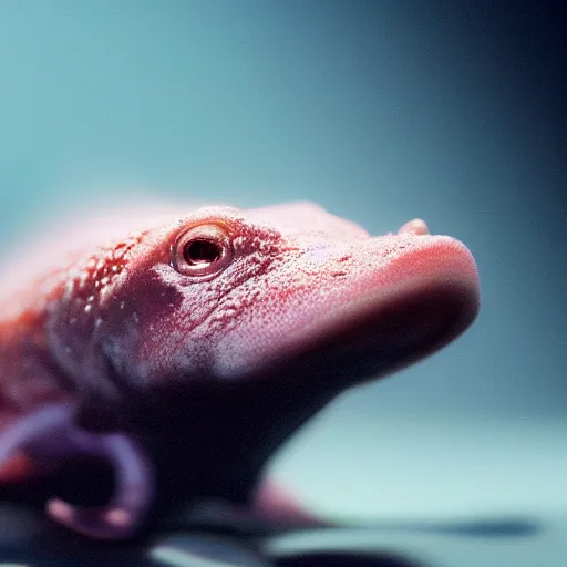 Image similar to a closeup shot of an axolotl, dramatic lighting, cinematic, extremly high detail, photorealistic, cinematic lighting, artstation