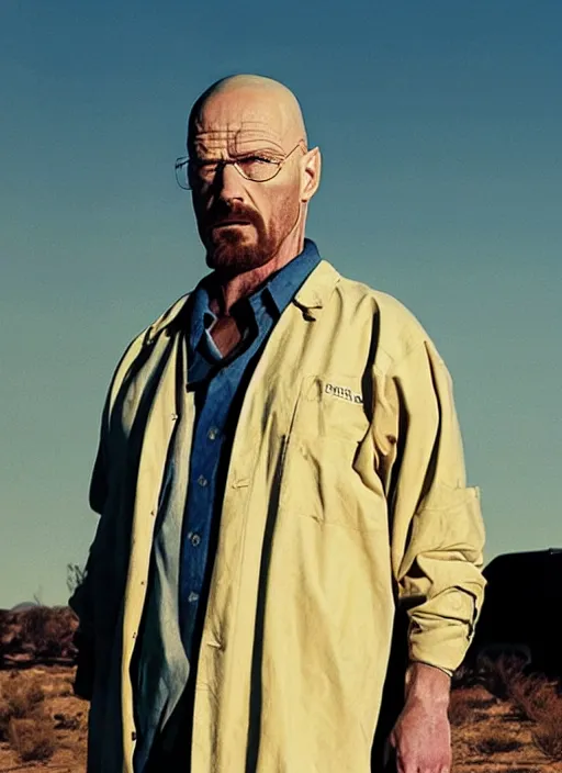 Prompt: tv still of jessica simpson as walter white in breaking bad, 4k.