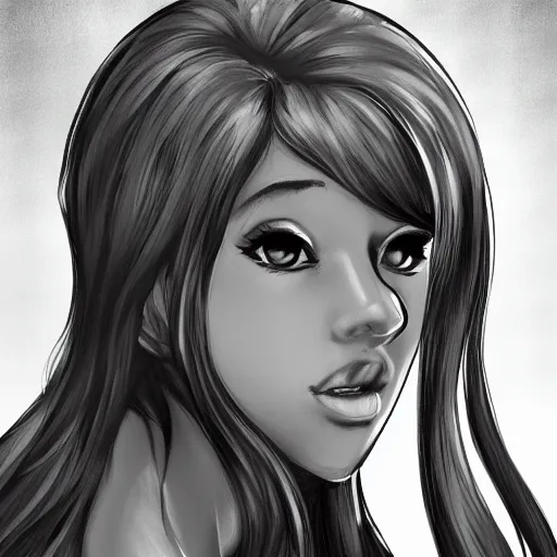 Prompt: pretty girl portrait profile picture by samdoesarts, detailed, dramatic lighting