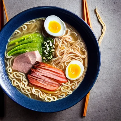 Image similar to tastey Ramen photography highly detailed