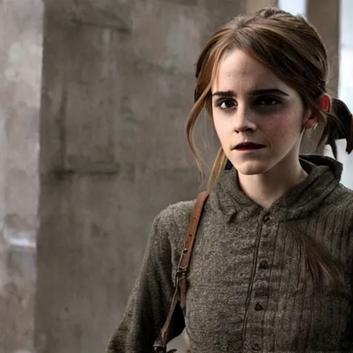 Image similar to emma watson as a prisoner