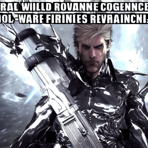 Image similar to the worlds funniest metal gear rising : revengeance meme