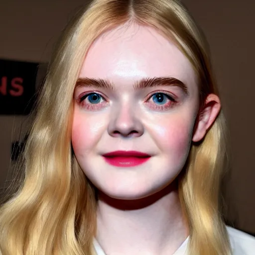 Image similar to Elle Fanning Banned Zone