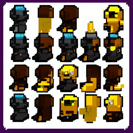 Prompt: gungeon beholster sprite