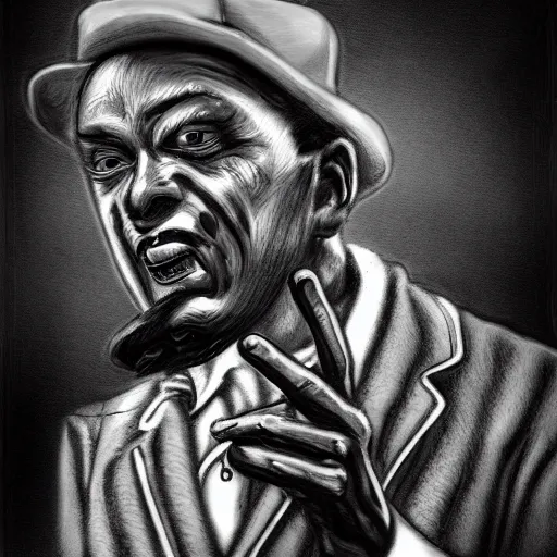 Image similar to 1 9 3 0 s blues singer mouthless joe munson, creepypasta, kodachrome, highly detailed, intricate, liminal, photorealistic, digital illustration, trending on artstation, dark, gritty, beautiful colors, 4 k, ink