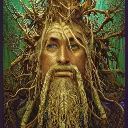 portrait of Treebeard made with lush branch by Jeff | Stable Diffusion ...