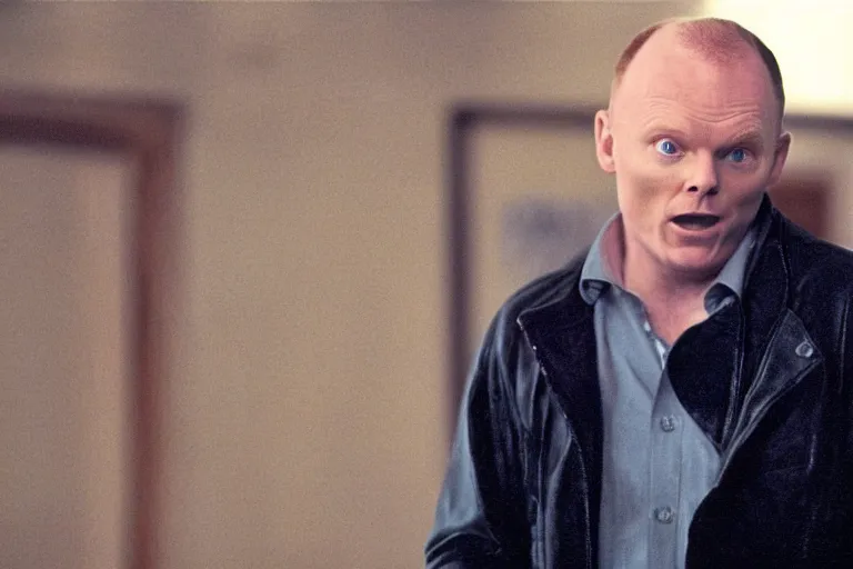Prompt: a film still of Bill burr in patriot games, high quality
