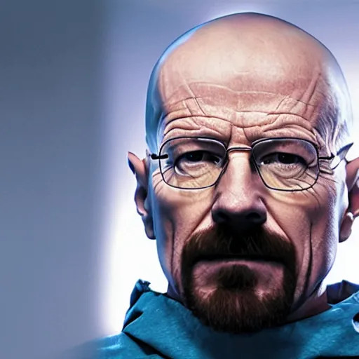 Prompt: walter white in exercise video