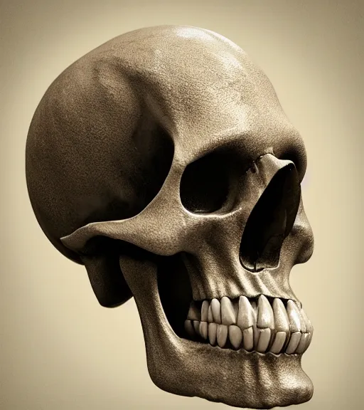 Image similar to skull, unreal engine 5, octane render, trending on artstation