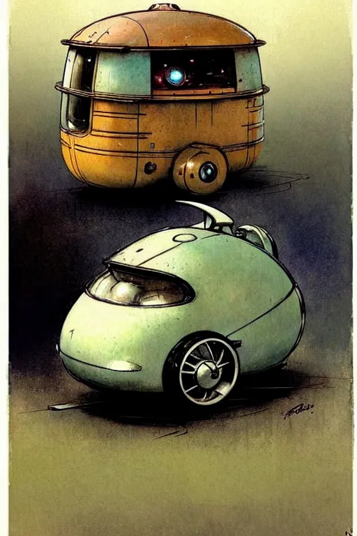 Image similar to ( ( ( ( ( 1 9 5 0 s retro future android robot fat robot mouse wagon. muted colors., ) ) ) ) ) by jean - baptiste monge,!!!!!!!!!!!!!!!!!!!!!!!!!