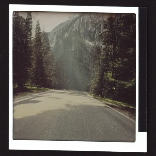 Image similar to polaroid of something cool