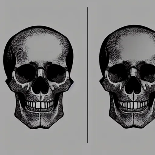 Image similar to skull lamp design, concept design