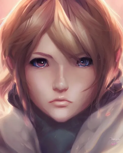 Image similar to Link anime character beautiful digital illustration portrait design by Ross Tran, artgerm detailed, soft lighting