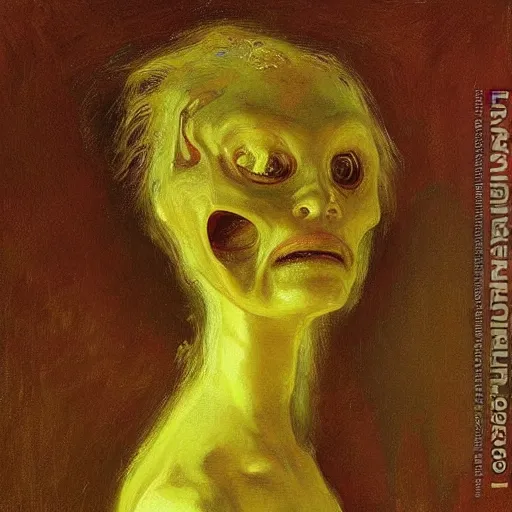 Image similar to alien by ilya repin