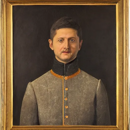 Prompt: a portrait of Volodymyr Zelenskyy, 8k, high definition, highly detailed