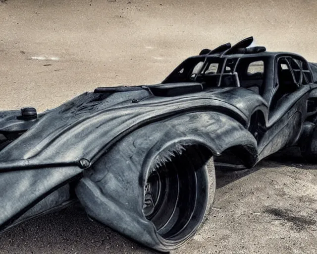 Image similar to mad max style bat mobile