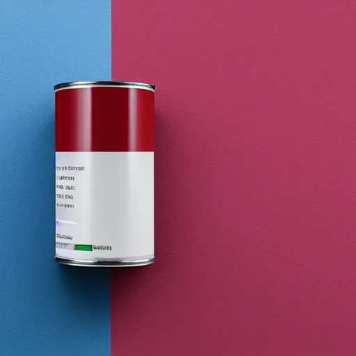 Image similar to can of paint, minimal, modern