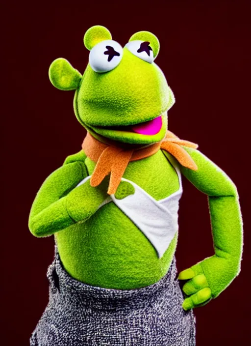 Prompt: studio portrait still of muppet!!!!! shrek!!!!!! as a muppet muppet as a muppet, 8 k, studio lighting, key light,