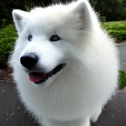 Image similar to samoyed in the style of sonic the hedgehog