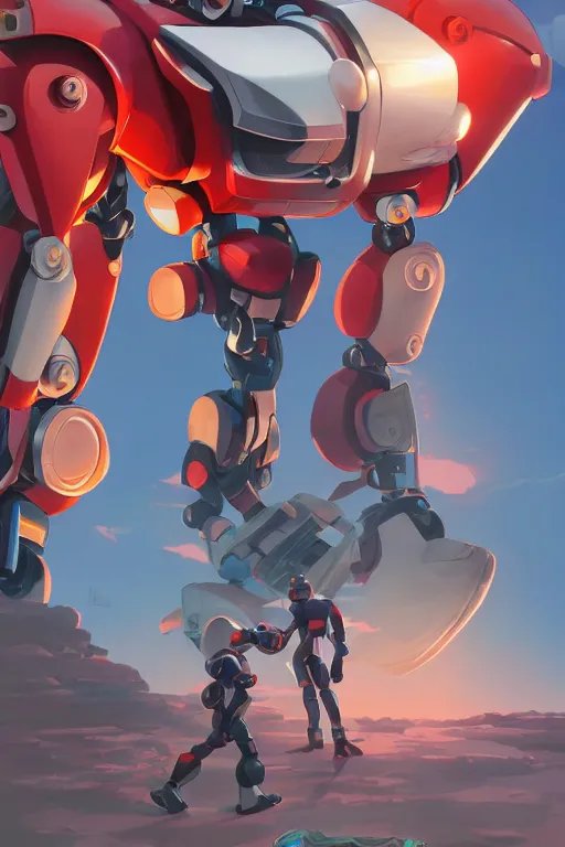 Image similar to metabots medabots medarotto medarot robot minimalist comics sharpen earth defense force tank, behance hd by jesper ejsing, by rhads, makoto shinkai and lois van baarle, ilya kuvshinov, rossdraws global illumination radiating a glowing aura ray tracing hdr