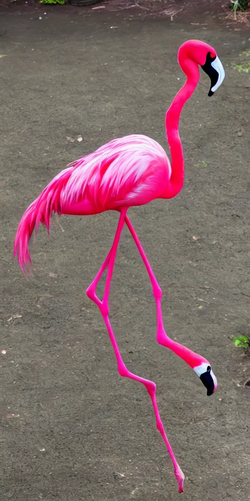 Image similar to a spider flamingo 4 k