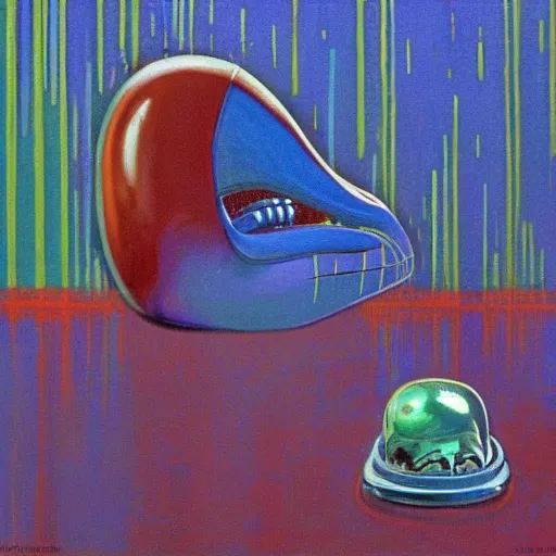 Image similar to alien by wayne thiebaud