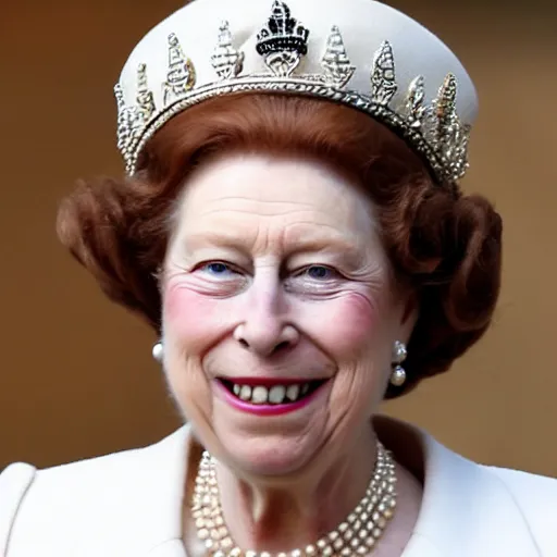 Image similar to banana queen of england elizabeth.