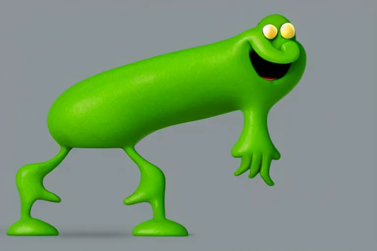 flat 2 d, green caterpillar character, head torso legs | Stable Diffusion |  OpenArt