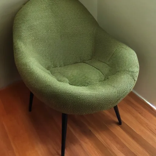 Prompt: avocado armchair,