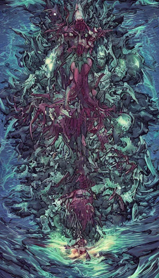 Image similar to The end of an organism, from Final fantasy