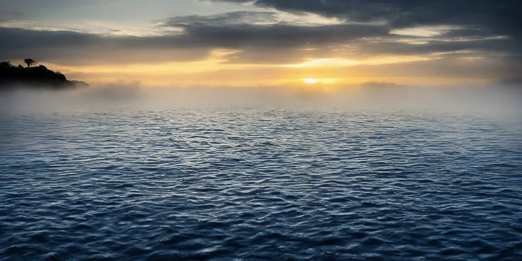 Image similar to a great photograph of the most amazing golf hole in the world, perfect light, under water, ambient light, 5 0 mm, golf digest, top 1 0 0, fog