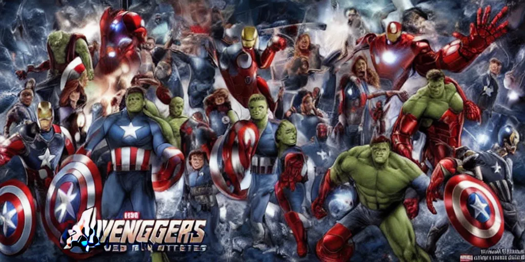 Prompt: the avengers vs united states senate